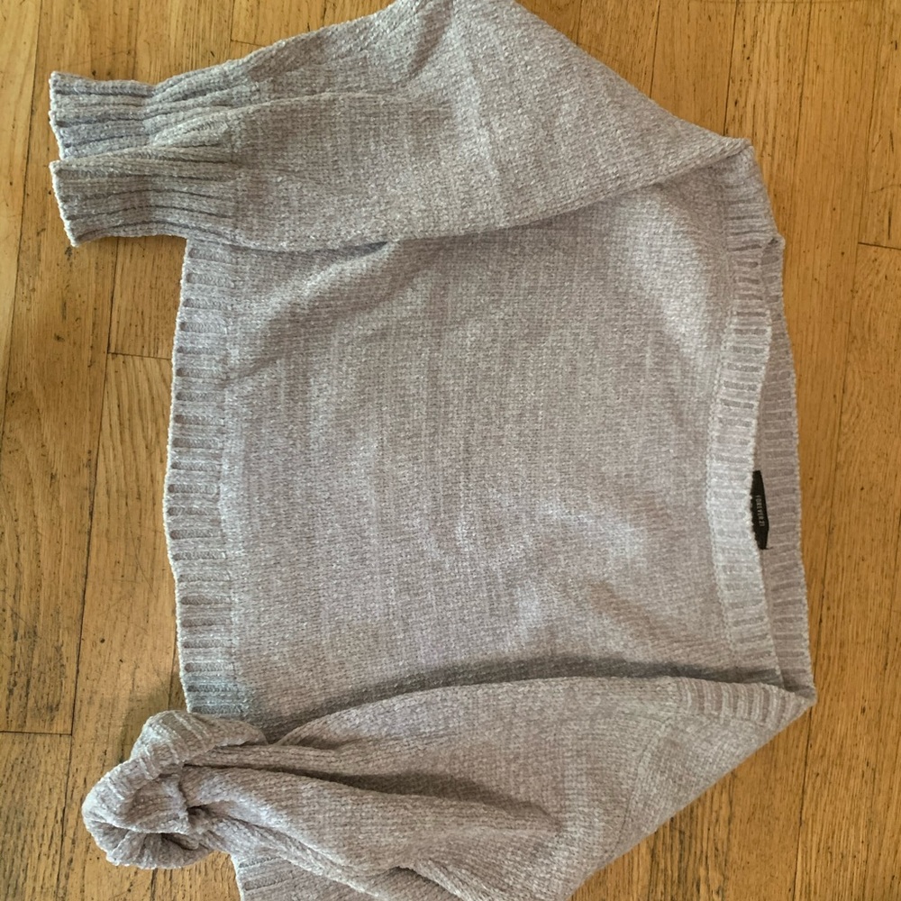 Woman’s yummy crop sweater